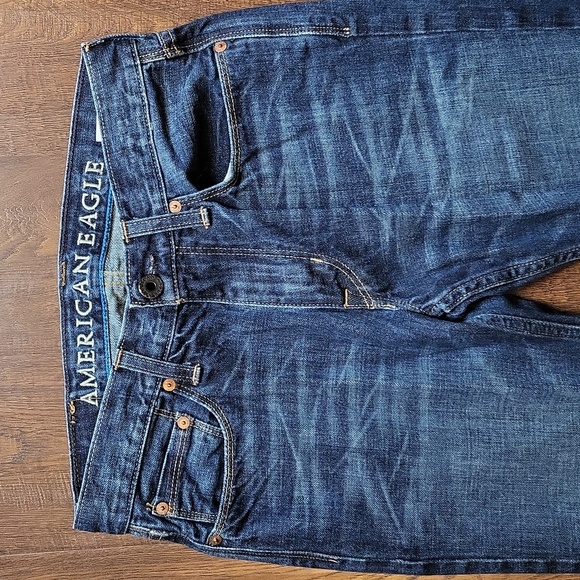American Eagle Slim Straight Denim Jean - Picture 2 of 7
